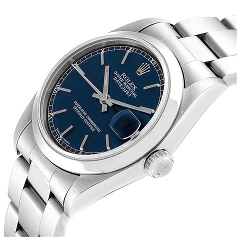 rolex lady datejust blue dial